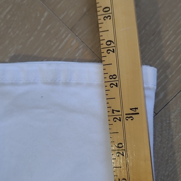 Soft Surroundings Pants Women's Small White Pull On Straight Leg Stretch Denim - Picture 9 of 9